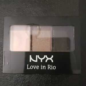 NYX Eyeshadow, Love in Rio, no tan lines allowed